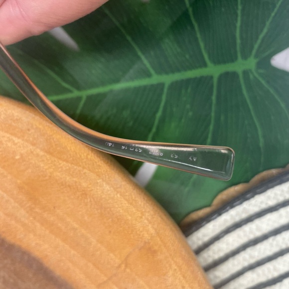 Armani Exchange Blush Mauve Pink Cat Eye Reading Glasses Frames - Picture 9 of 9